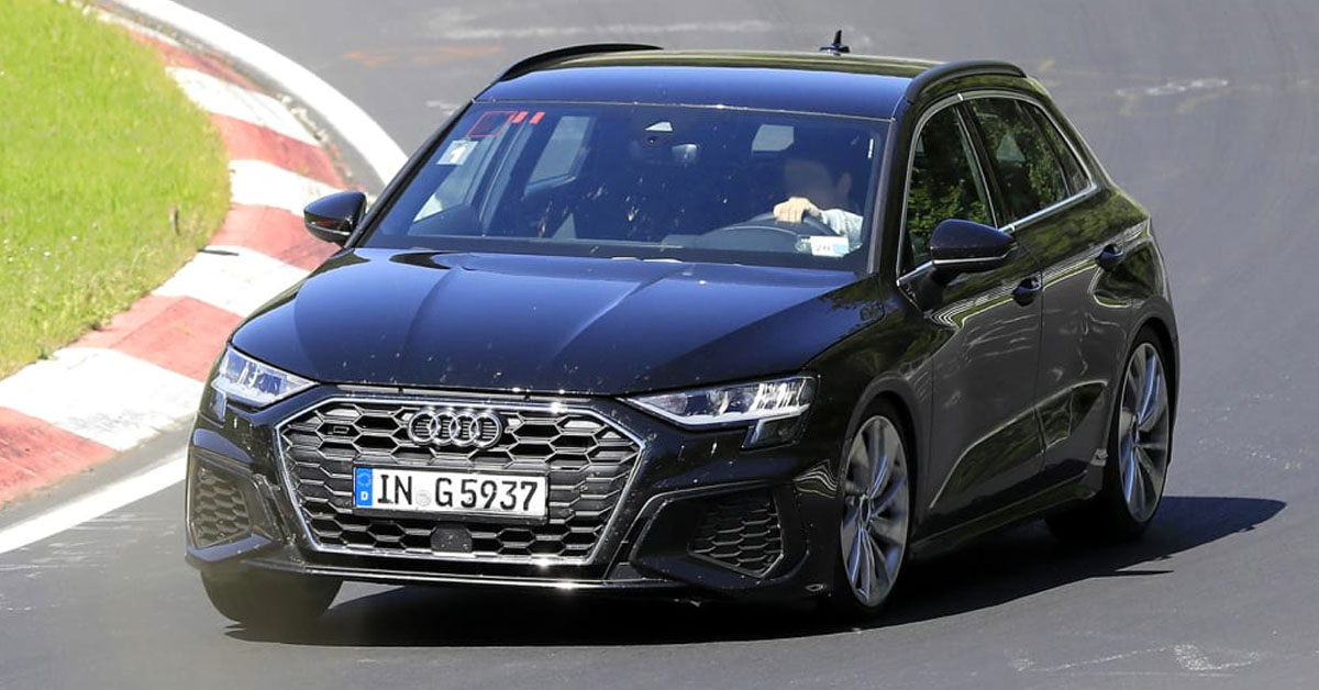 Front shot of the new 2020 Audi S3 Sportback