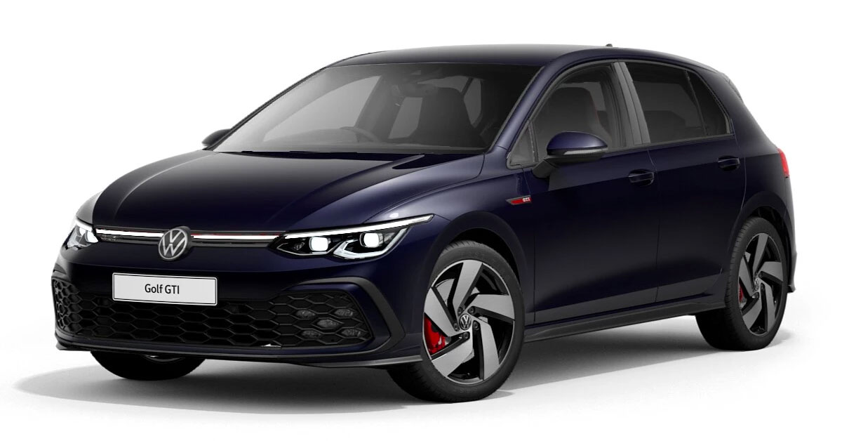 2020 Volkswagen Golf GTI Mk8 in Atlantic Blue Metallic