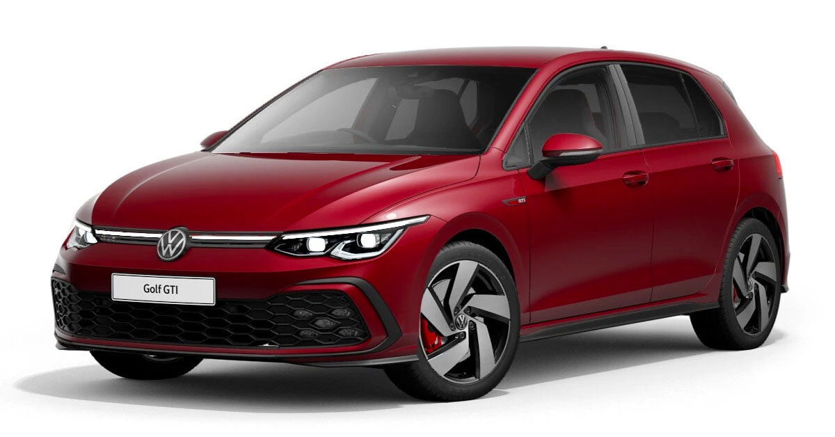 2020 Volkswagen Golf GTI Mk8 in Kings Red Metallic