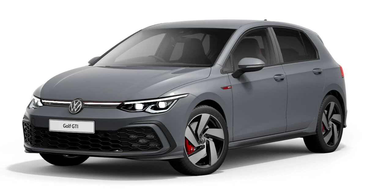 2020 Volkswagen Golf GTI Mk8 in Moonstone Grey Solid