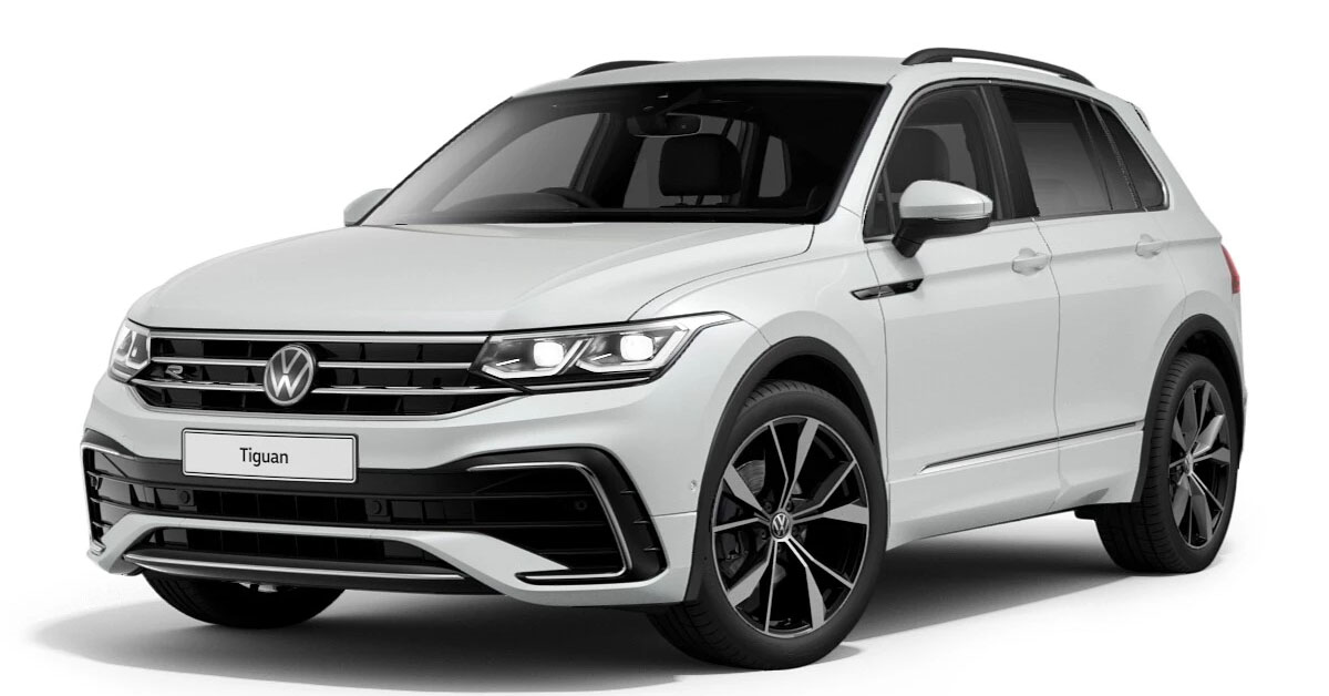 2020 Volkswagen Tiguan in Oryx White Mother of Pearl paint