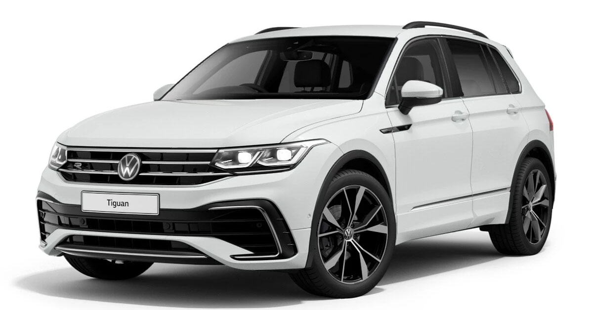 2020 Volkswagen Tiguan in Pure White Solid paint