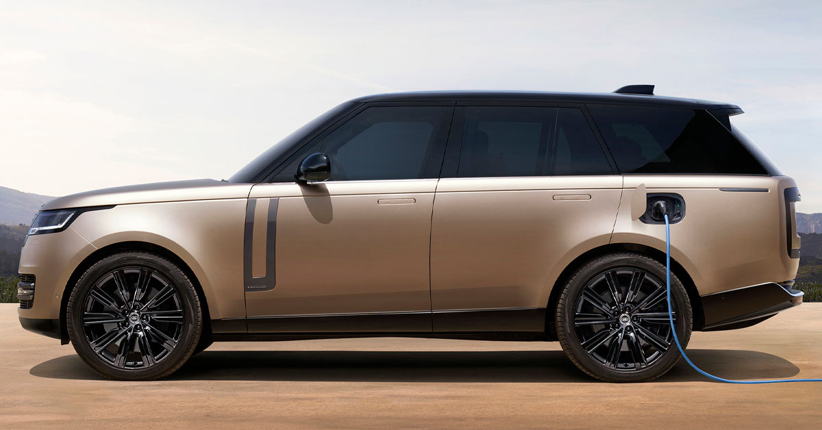 An image of the side profile of the 2022 Range Rover