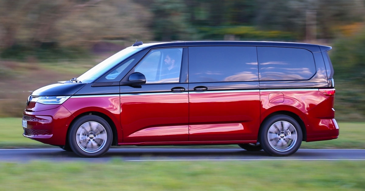 An image of the 2022 Volkswagen Multivan from the side profile