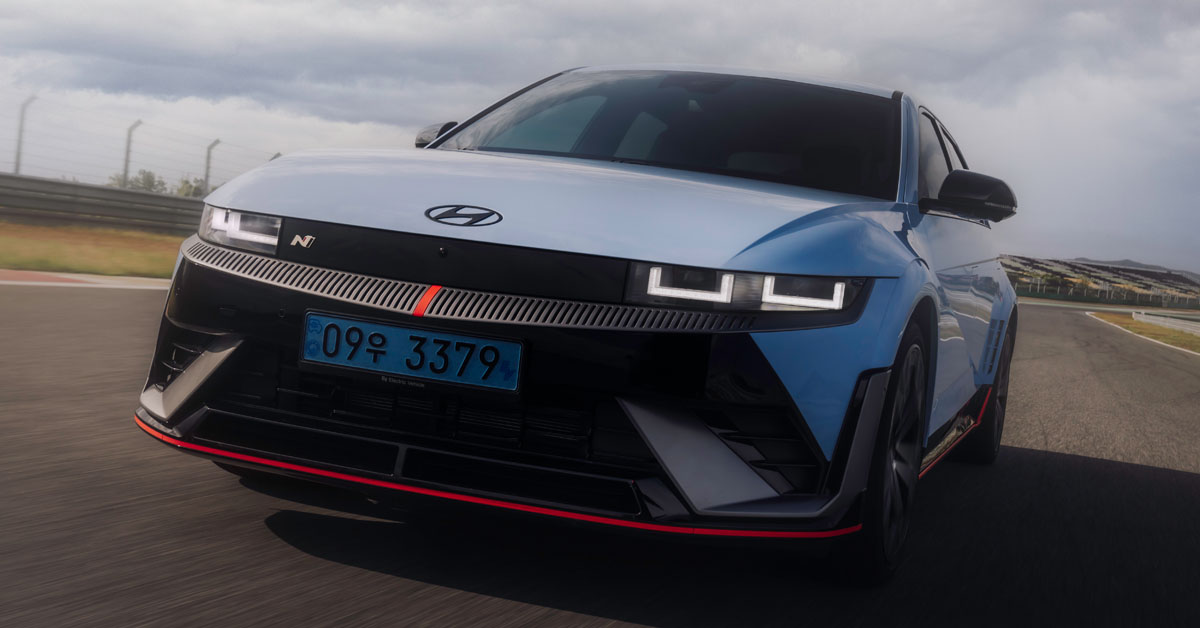 An image of the 2023 Hyundai IONIQ 5 N hot hatch