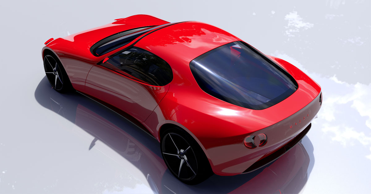 An image of the Mazda Iconic SP concept car