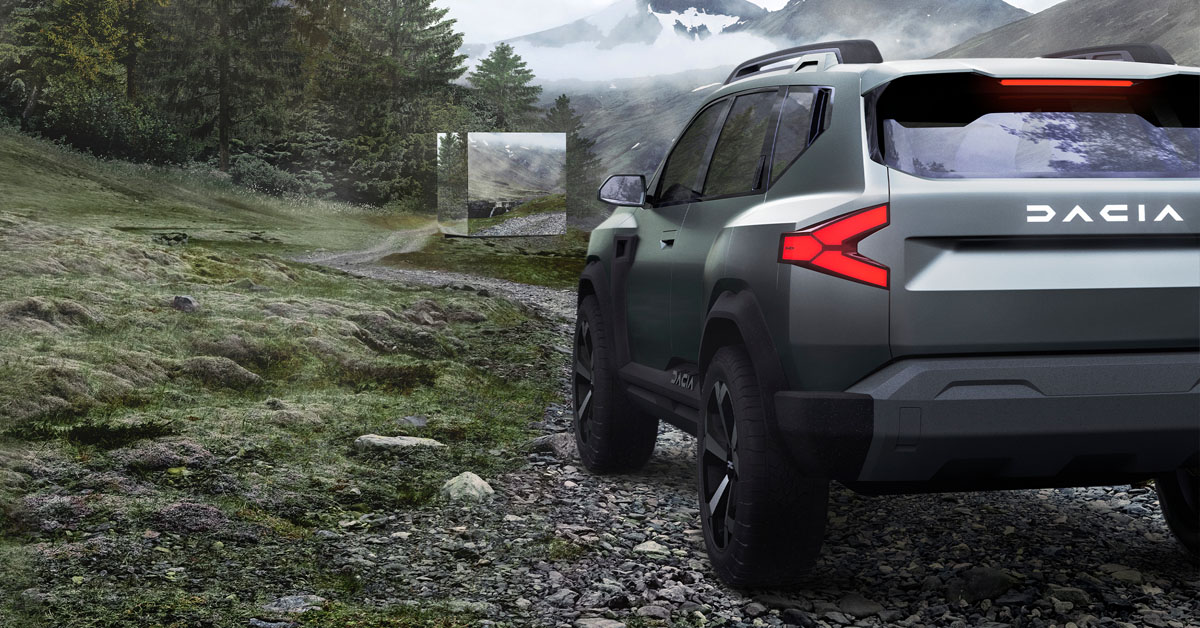 An image showing the rear of the 2025 Dacia Bigster SUV