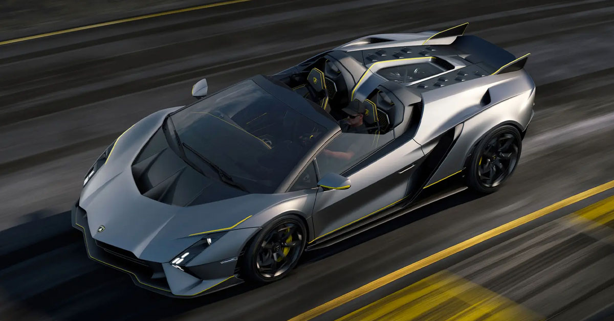 An image of the front of the 2023 Lamborghini Autentica