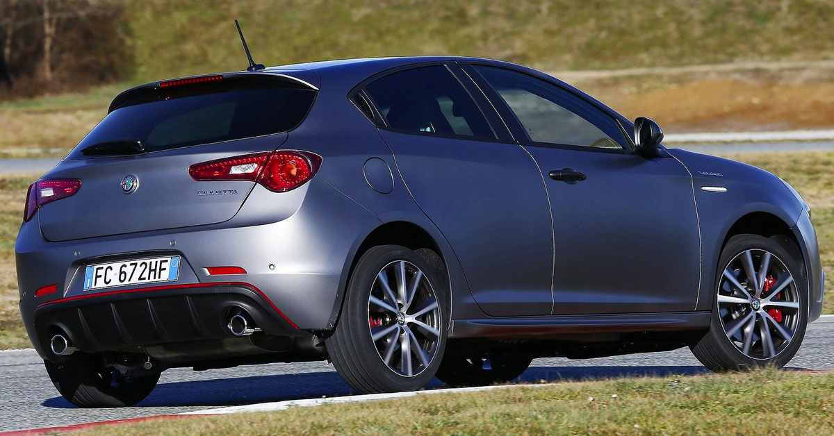 A picture of the rear of the Alfa Romeo Giulietta standard model