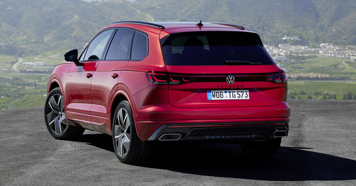 An image of the new 2023 Volkswagen Touareg SUV redesign