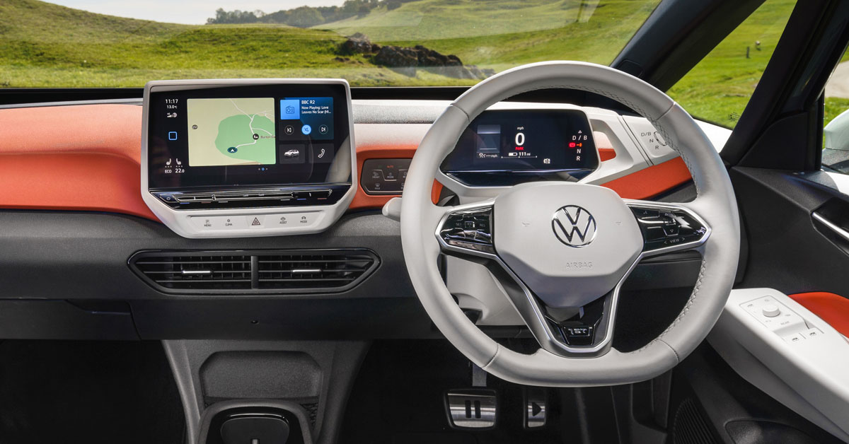 Interior picture of a 2021 Volkswagen ID.3 Electric Hatchback
