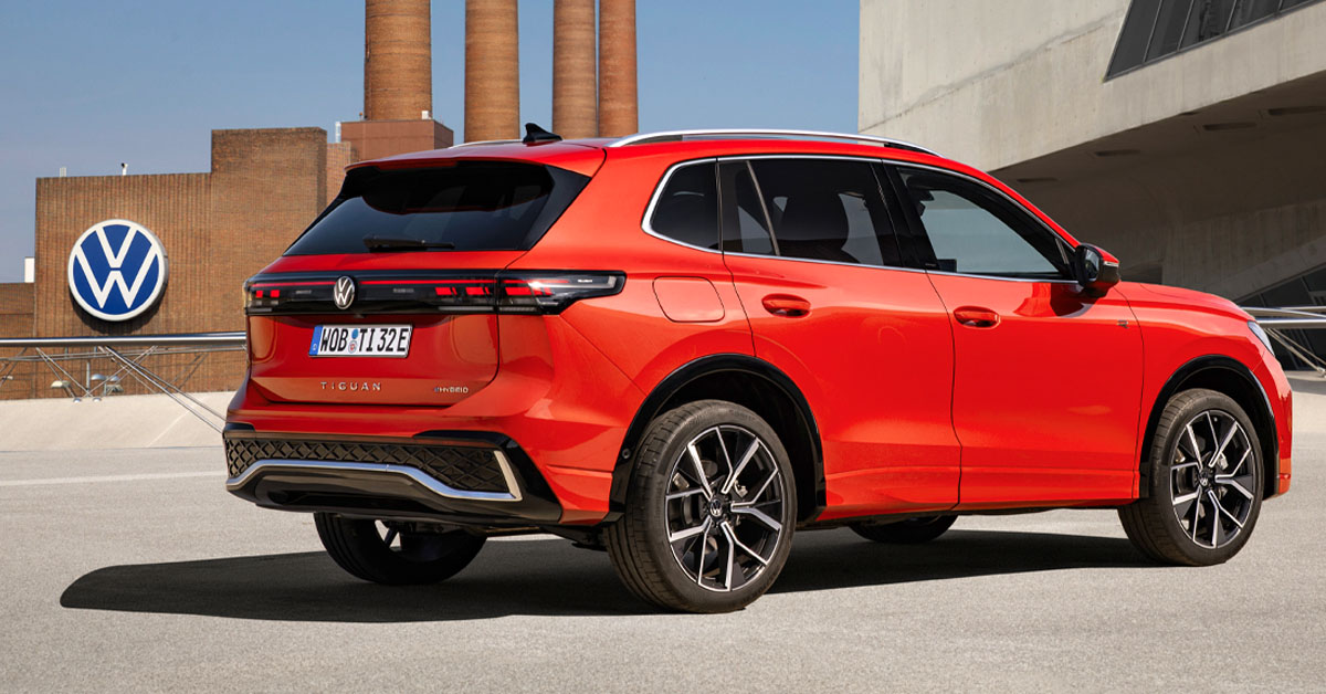 An image showing the rear of the 2024 Volkswagen Tiguan SUV