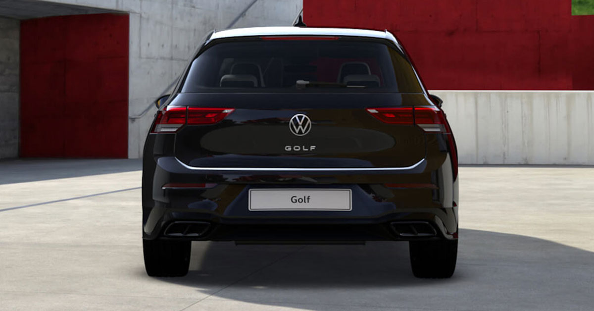 An image showing the Volkswagen Golf Hatchback Mk8 new Black Edition trim