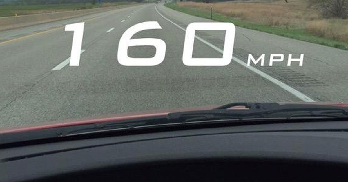 An image of someone using the Snapchat speed filter