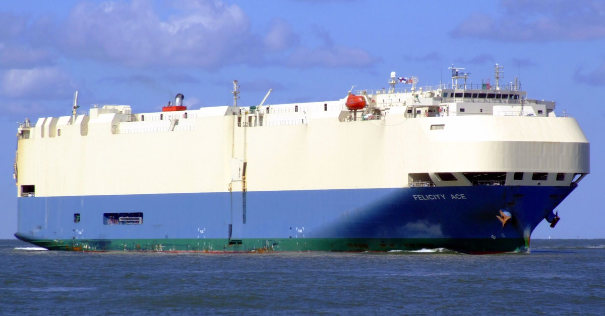 Day Ruined: The Cars That Sank With The Felicity Ace Cargo Ship